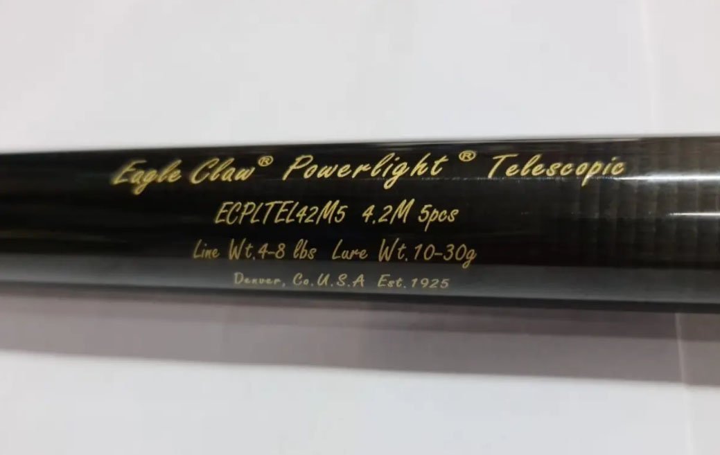 Vendo caña para pejerrey Marca Eagle Claw americana
