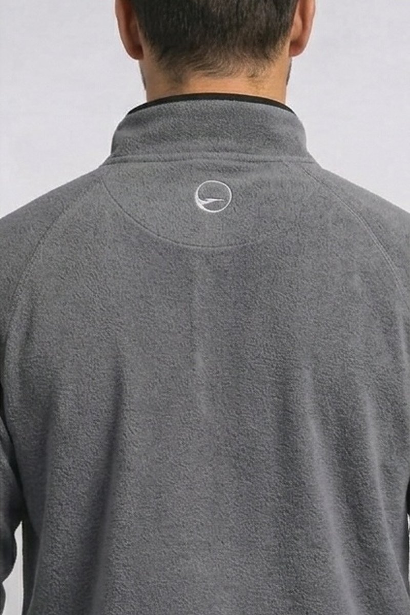 Buzo Micropolar Pez Virtual – Gris espalda
