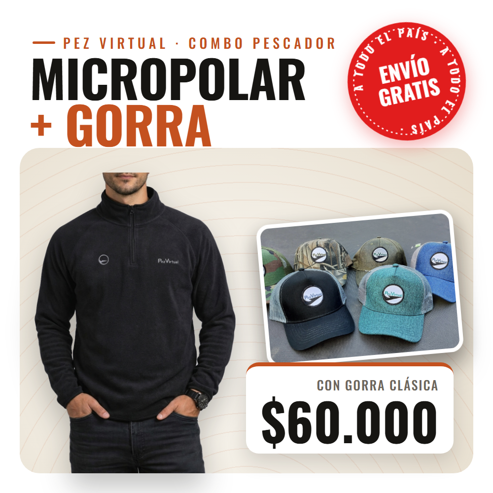 Combo Pescador – Micropolar + Gorra clásica