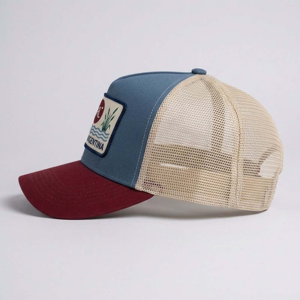Gorra Trucker Pez Virtual – Juncos perfil