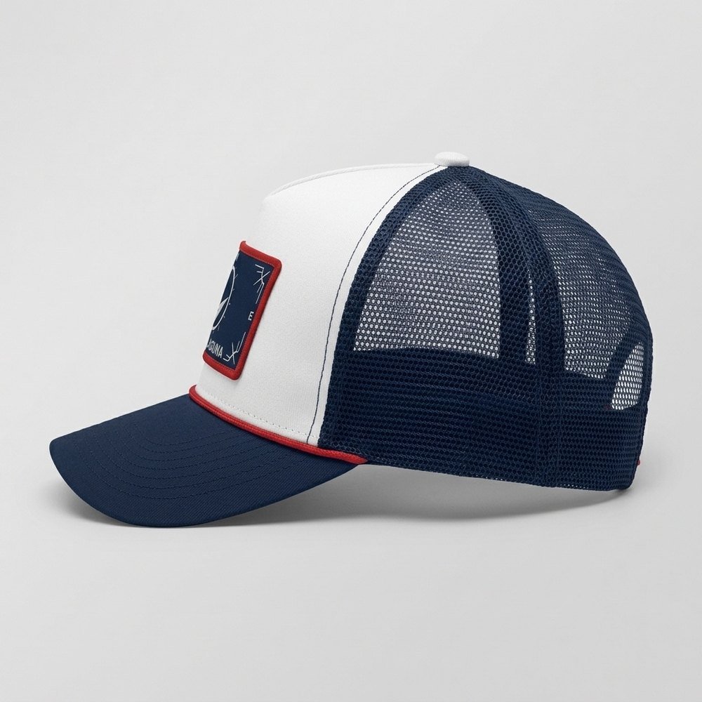 Gorra Trucker Pez Virtual – Rumbo Laguna perfil