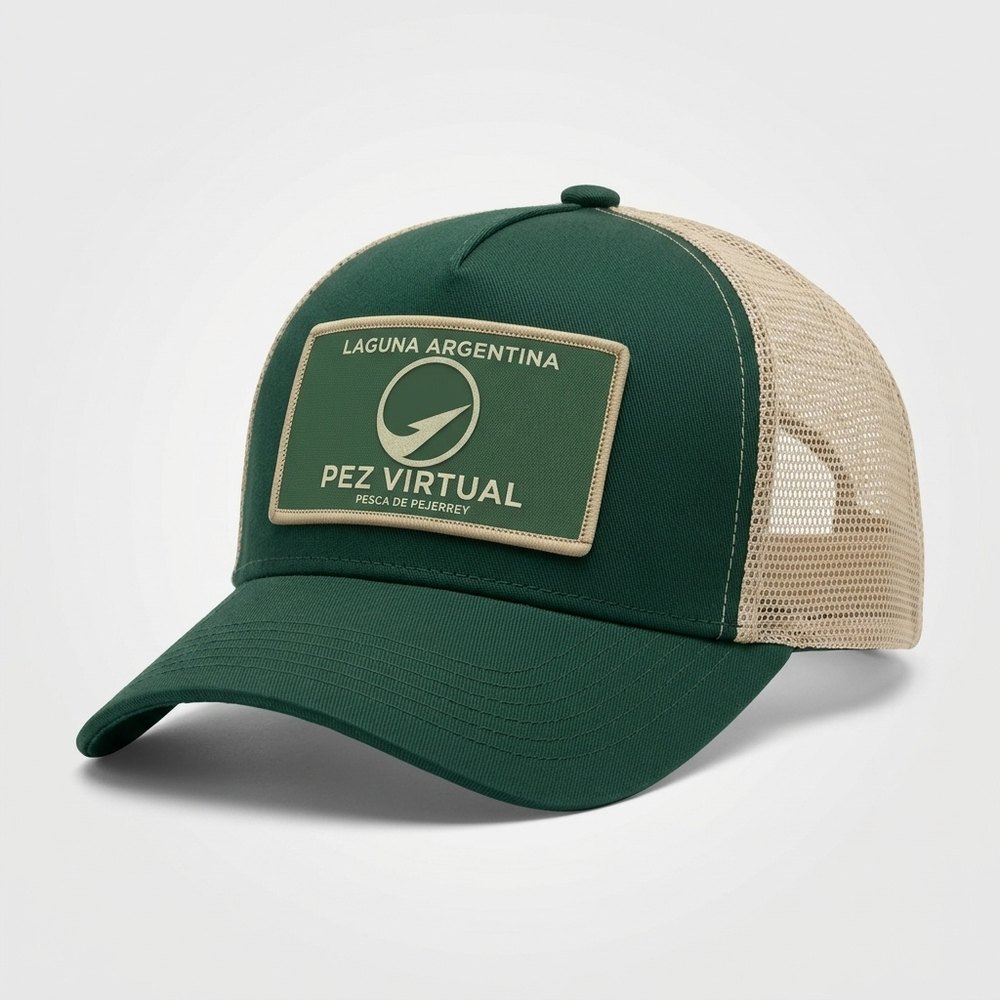 Gorra Trucker Pez Virtual – Laguna Argentina frente